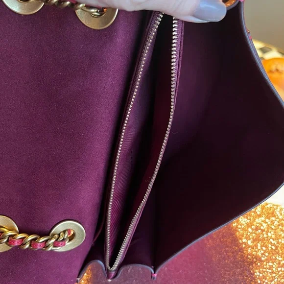 🌹  NEW WITH TAG COACH PARKER COLORBLOCK SHOULDER BAG - Picture 7 of 12